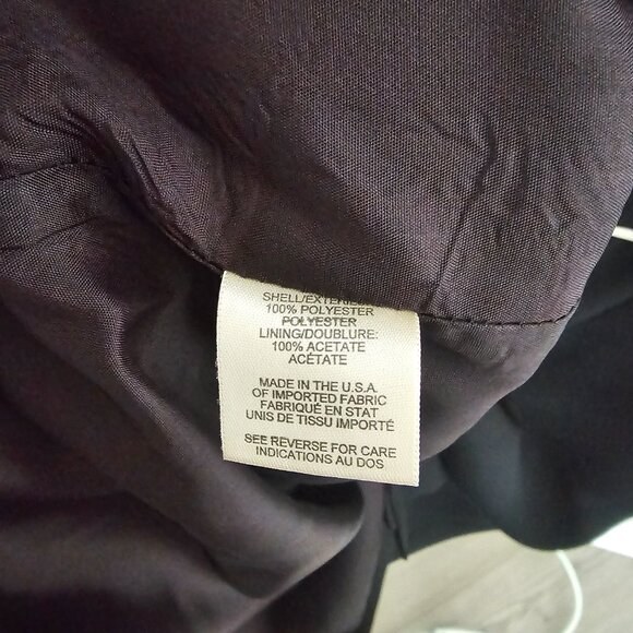 Women's Talbots Petites Minimal Monochrome Elegant Classic Dress - Picture 6 of 6